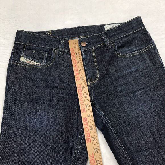 DIESEL Livy Jean Women 28x30 Dark Wash Lo Rise Stretch Denim Made in Italy - Picture 7 of 16